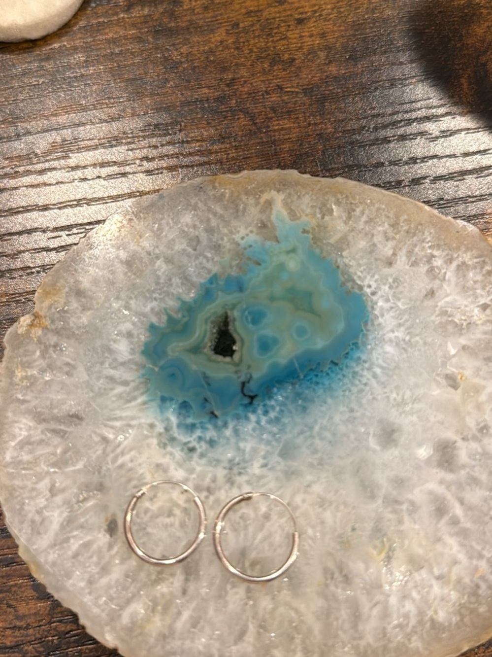 Sterling Silver Hoop Earrings - Silver